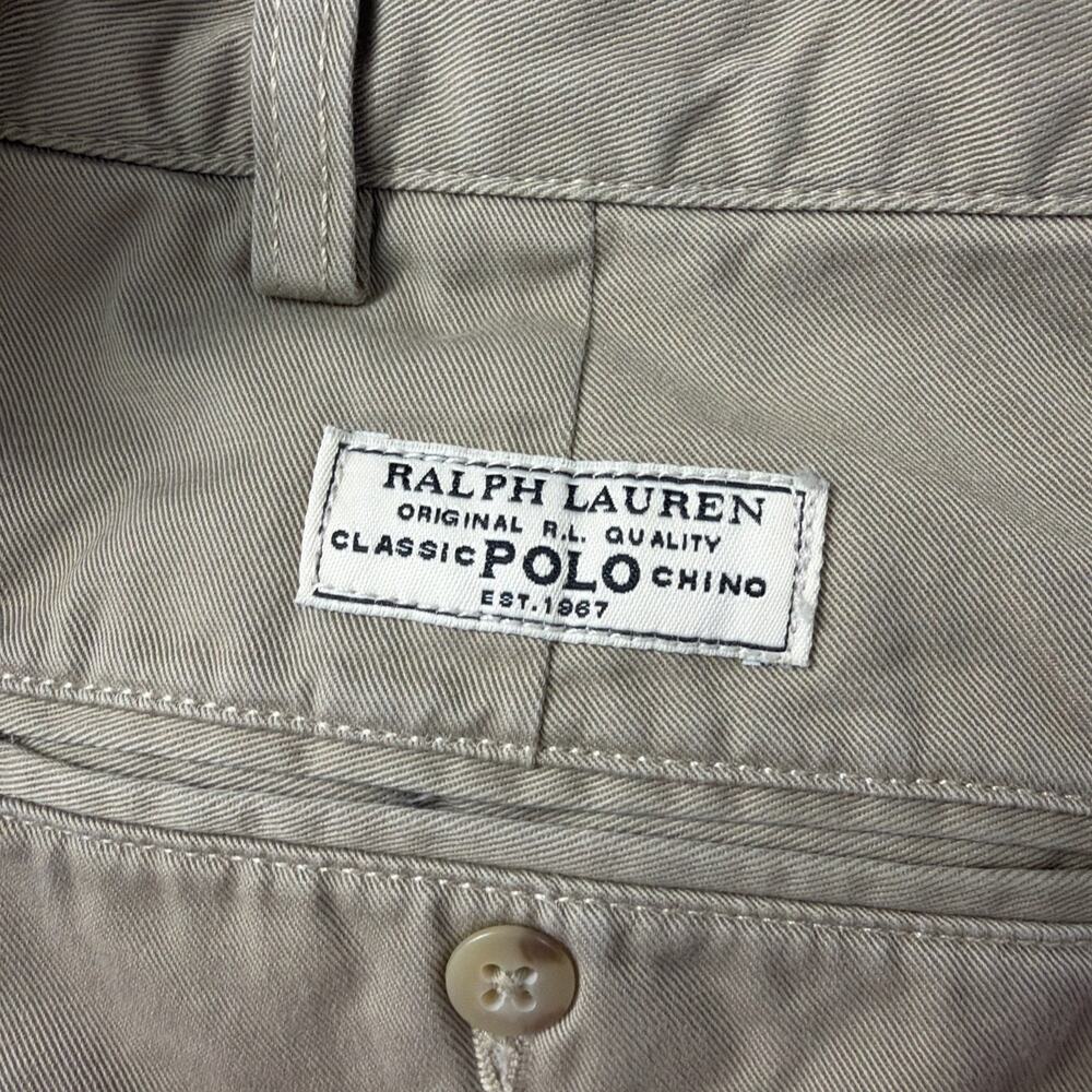 Polo Ralph Lauren Prospect Pant Men 38/34 Beige Classic Polo Chino Straight Cott - Picture 4 of 10